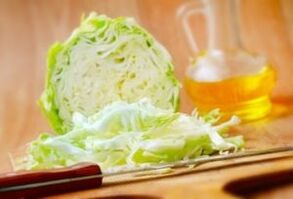 Salata için doğranmış lahana