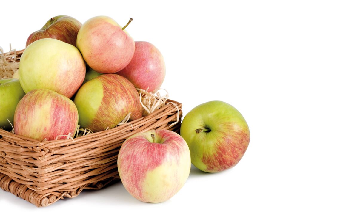 Elmalar - oruç günleri için uygun bir ürün